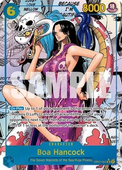 One Piece-Karte Boa Hancock (051) (Parallel) (Manga) OP07-051v3