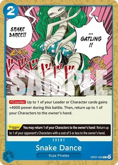 One Piece-Karte Snake Dance OP07-055