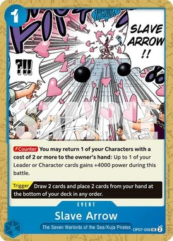 One Piece-Karte Slave Arrow OP07-056