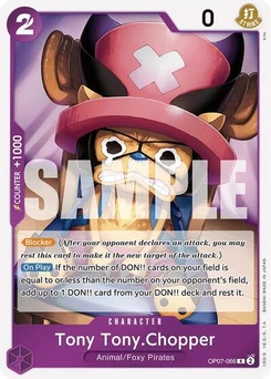 One Piece-Karte Tony Tony.Chopper (066) OP07-066