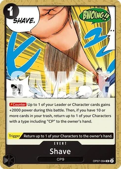 One Piece-Karte Shave OP07-094