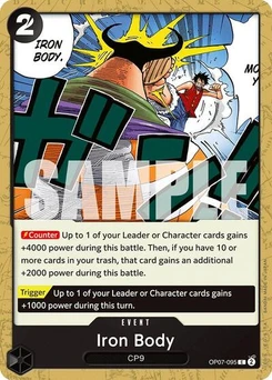 One Piece-Karte Iron Body OP07-095