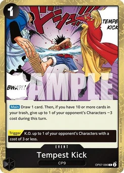 One Piece-Karte Tempest Kick OP07-096