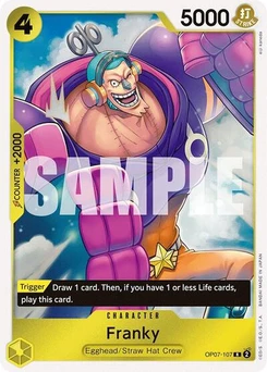 One Piece-Karte Franky OP07-107