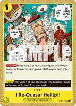 One Piece-Karte I Re-Quasar Helllp!! OP07-115
