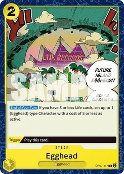 One Piece-Karte Egghead OP07-117