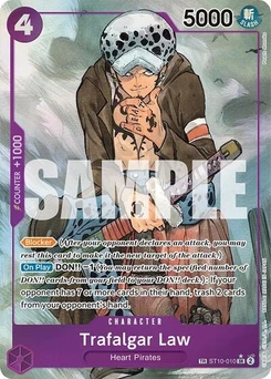 One Piece-Karte Trafalgar Law (010) (TR) ST10-010