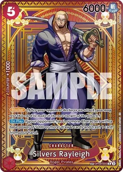 One Piece-Karte Silvers Rayleigh (SP) OP09-005