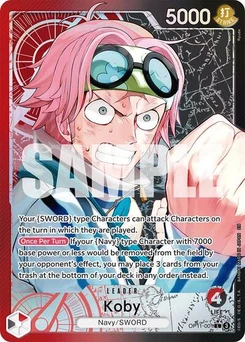 One Piece-Karte Koby (001) (Alternate Art) OP11-001v2