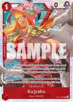 One Piece-Karte Kujyaku OP11-004