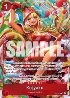 One Piece-Karte Kujyaku (Alternate Art) OP11-004v2