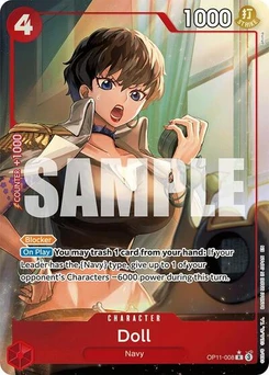 One Piece-Karte Doll (Alternate Art) OP11-008v2
