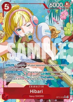 One Piece-Karte Hibari (Alternate Art) OP11-010v2