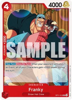 One Piece-Karte Franky OP11-012