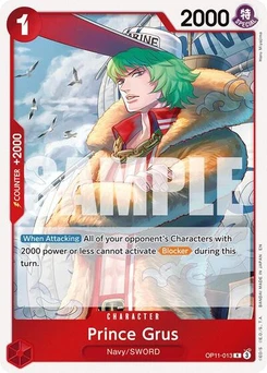 One Piece-Karte Prince Grus OP11-013