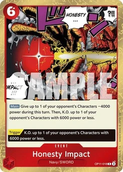One Piece-Karte Honesty Impact OP11-018