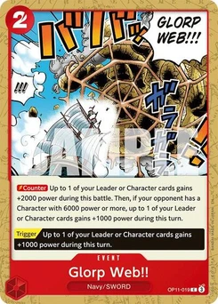 One Piece-Karte Glorp Web!! OP11-019