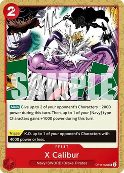One Piece-Karte X Calibur OP11-020