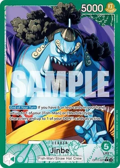 One Piece-Karte Jinbe (021) (Alternate Art) OP11-021v2