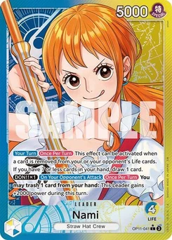 One Piece-Karte Nami (041) (Alternate Art) OP11-041v2