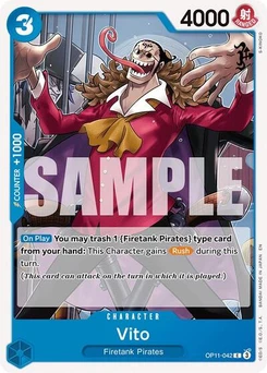 One Piece-Karte Vito OP11-042