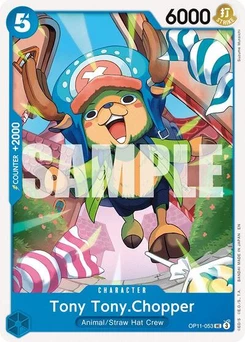 One Piece-Karte Tony Tony.Chopper OP11-053