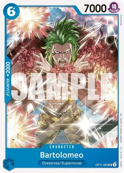 One Piece-Karte Bartolomeo OP11-055