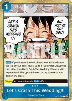 One Piece-Karte Let's Crash This Wedding!!! OP11-060