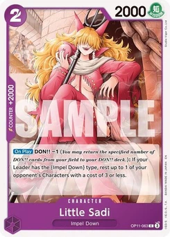 One Piece-Karte Little Sadi OP11-063