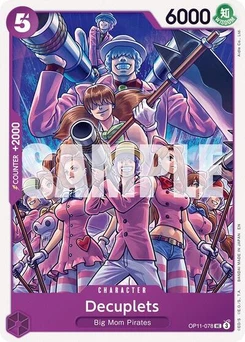 One Piece-Karte Decuplets OP11-078
