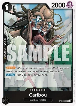 One Piece-Karte Caribou OP11-083