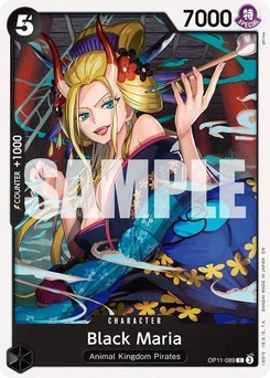 One Piece-Karte Black Maria OP11-089