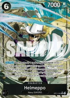 One Piece-Karte Helmeppo (Alternate Art) OP11-092v2