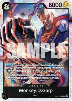 One Piece-Karte Monkey.D.Garp OP11-095