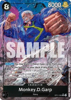 One Piece-Karte Monkey.D.Garp (Alternate Art) OP11-095v2