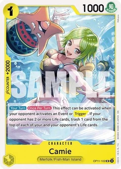 One Piece-Karte Camie OP11-102