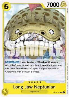 One Piece-Karte Long-Jaw Neptunian OP11-103