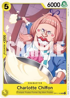 One Piece-Karte Charlotte Chiffon OP11-105