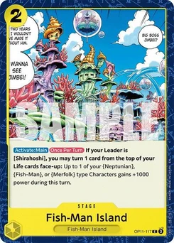 One Piece-Karte Fish-Man Island OP11-117