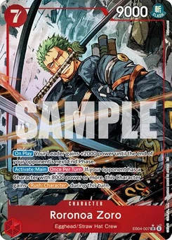 One Piece-Karte Roronoa Zoro (EB04-007) (Alternate Art) EB04-007v2