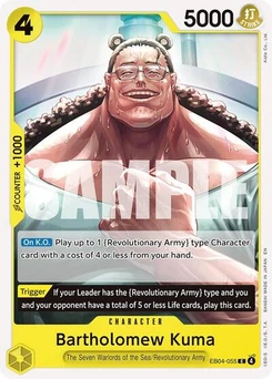 One Piece-Karte Bartholomew Kuma (EB04-055) EB04-055