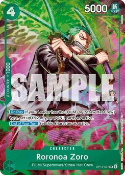 One Piece-Karte Roronoa Zoro (OP13-037) OP13-037