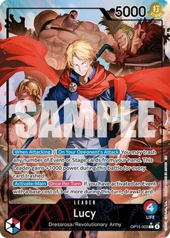 One Piece-Karte Lucy (Alternate Art) OP15-002v2
