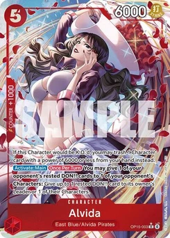 One Piece-Karte Alvida (Alternate Art) OP15-003v2