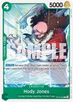 One Piece-Karte Hody Jones OP15-033