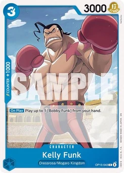 One Piece-Karte Kelly Funk OP15-043