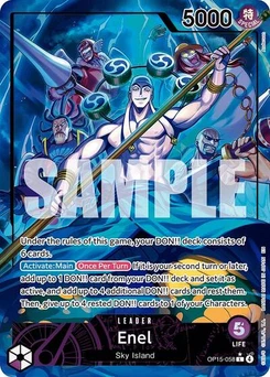 One Piece-Karte Enel (OP15-058) (Alternate Art) OP15-058v2