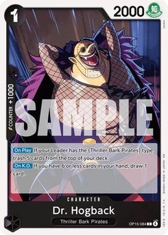 One Piece-Karte Dr. Hogback OP15-084