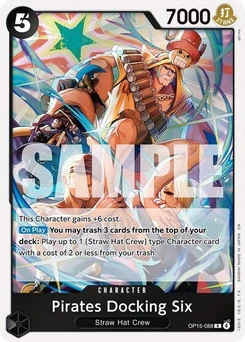 One Piece-Karte Pirates Docking Six OP15-088