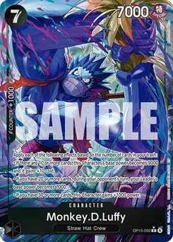 One Piece-Karte Monkey.D.Luffy (OP15-092) (Alternate Art) OP15-092v2